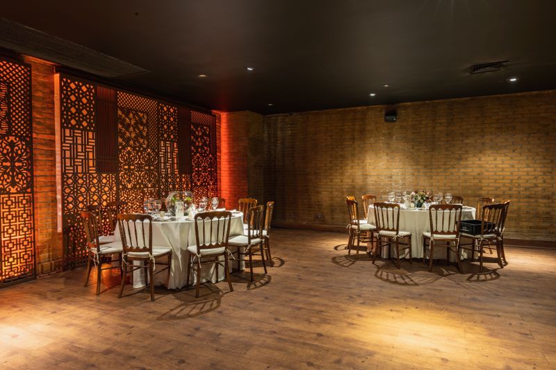 Private dining area at Jet's pizza restaurant